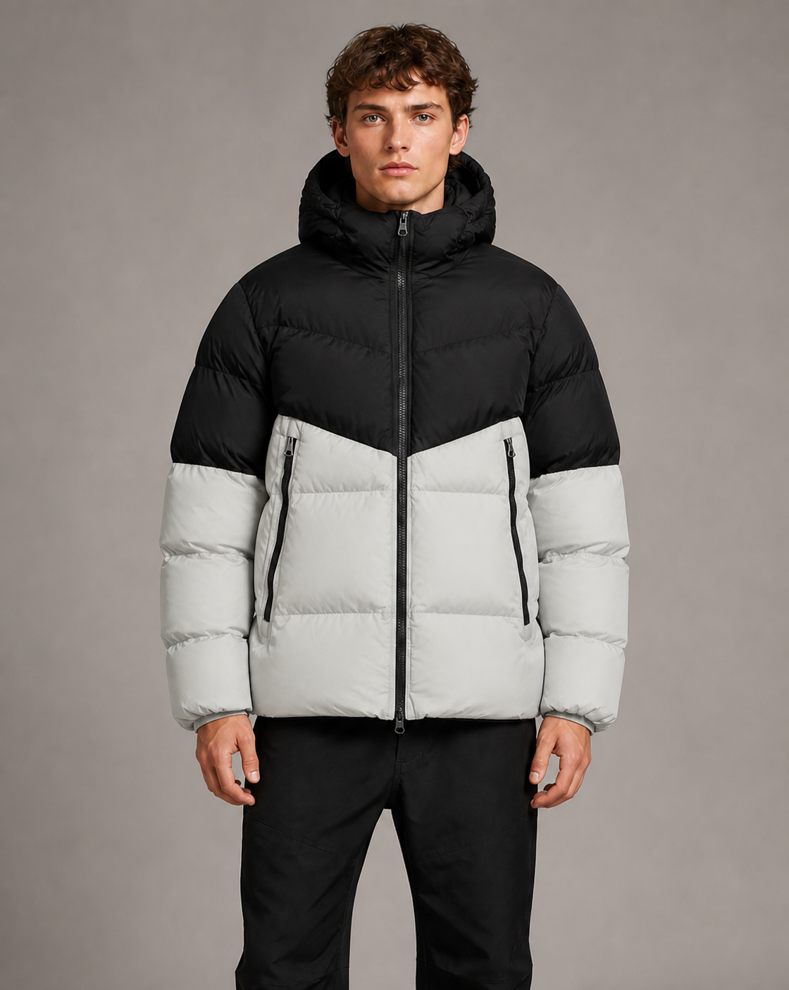 Lightweight Hooded Puffer, style 2506